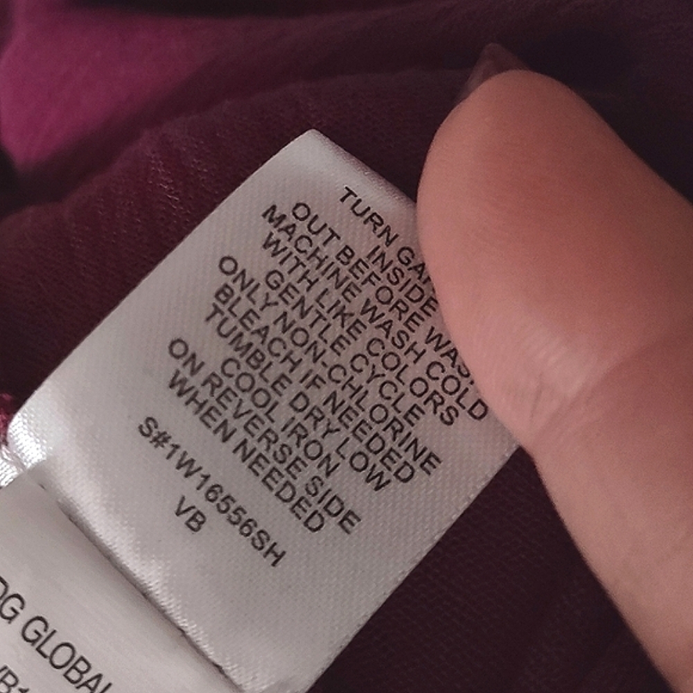 Boho Lace Top Wine Color NWT - Picture 12 of 16